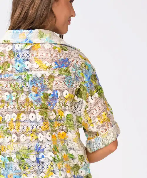 PQ Swim Bluebell Sheer Shirt Women