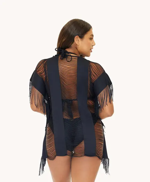 Пляжна туніка PQ Swim BKG-427T-black