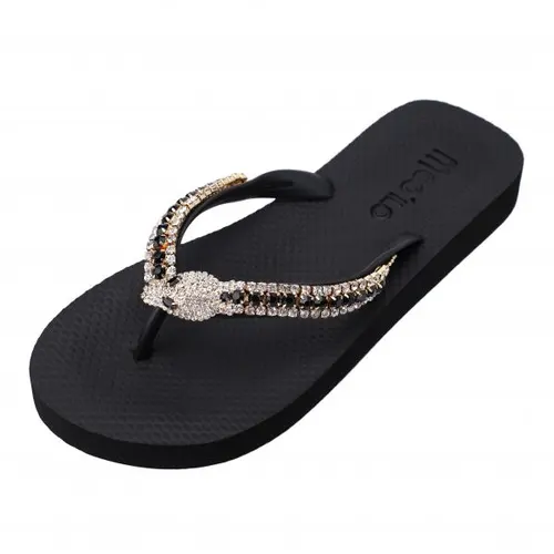Mooilo Women's Flip Flops - Black