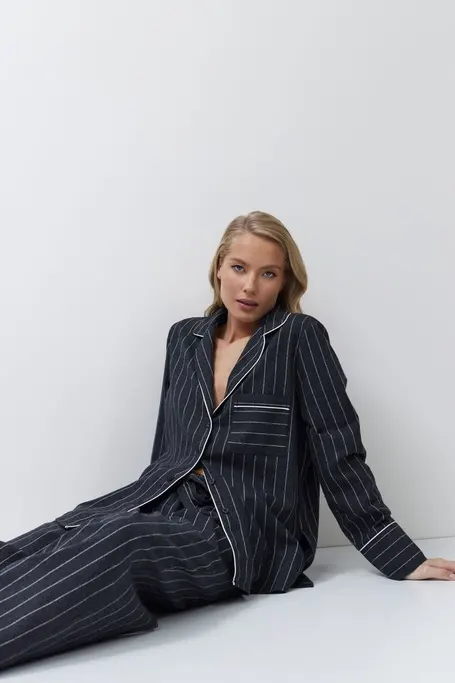 Aruelle Casey Cotton Pajama Set Women