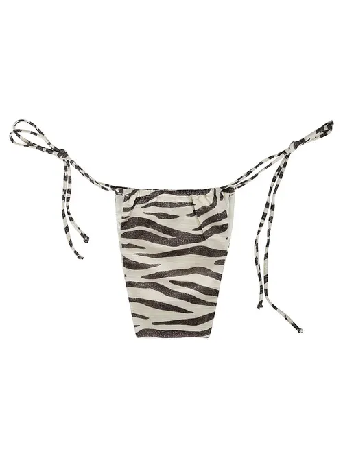 MC2 Saint Barth Tie Side Bikini Bottom Print