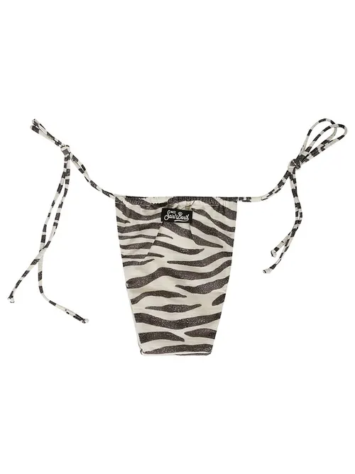 MC2 Saint Barth Tie Side Bikini Bottom Print