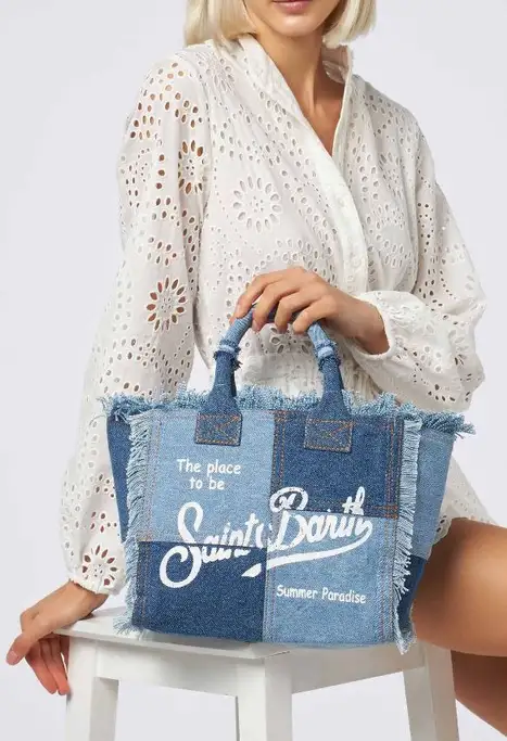 Сумка літня жіноча MC2 Saint Barth COL0001-denim - Фото 2