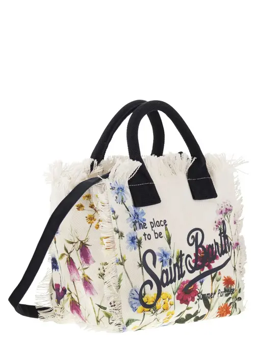 MC2 Saint Barth Canvas Women Handbag White