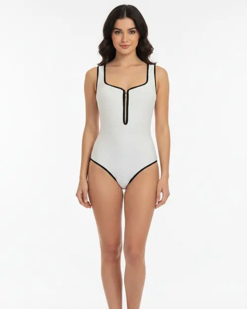 Toccata Dolores One Piece Zipper Swimsuit - Photo 3