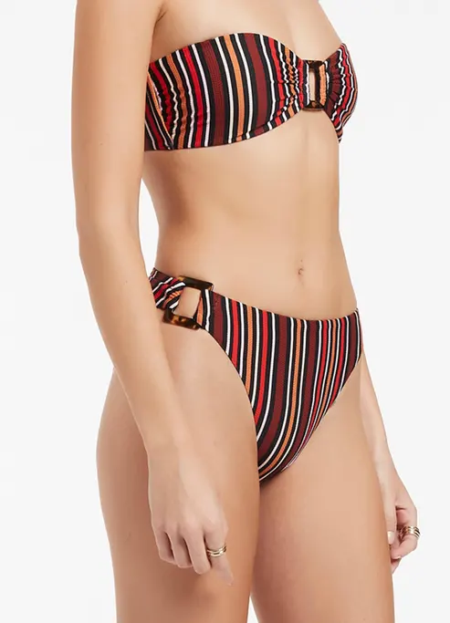 Jets Waist High Bikini Bottoms