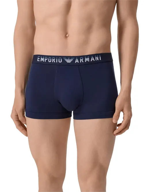 Трусы мужские боксеры Emporio Armani EM000231-blue - Фото 3
