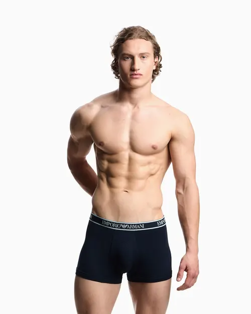 Труси чоловічі боксери набір 3 шт. Emporio Armani EM000259-arm-bl - Фото 3