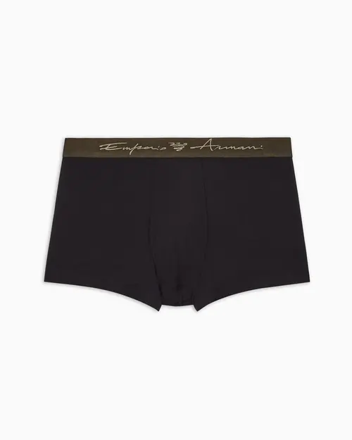 Emporio Armani Soft Modal Men Boxer Briefs Black