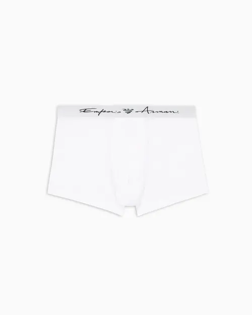 Emporio Armani Soft Modal Men Boxer Briefs White