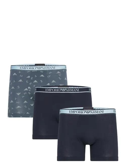 Emporio Armani Cotton Men Boxer Briefs 3-Pack - Photo 1