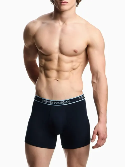 Emporio Armani Cotton Men Boxer Briefs 3-Pack - Photo 4