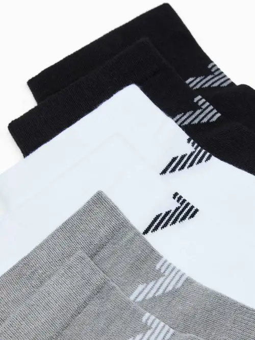 Emporio Armani Set Men Ankle Socks 3-Pack - Photo 2