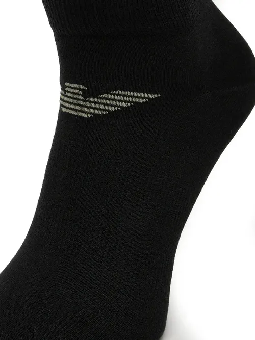 Набор носков мужских 3 пары Emporio Armani EM000550-black - Фото 4