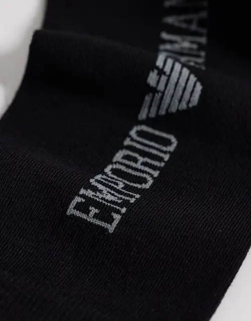 Набор носков мужских 3 пары Emporio Armani EM000554-black - Фото 2