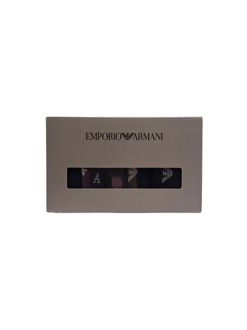 Набор носков мужских 3 пары Emporio Armani EM000554-pack-blue - Фото 3
