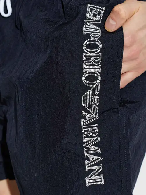 Пляжні шорти чоловічі Emporio Armani EM000579-arm-blu - Фото 4