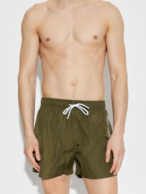Пляжні шорти чоловічі Emporio Armani EM000579-olive - Фото 3