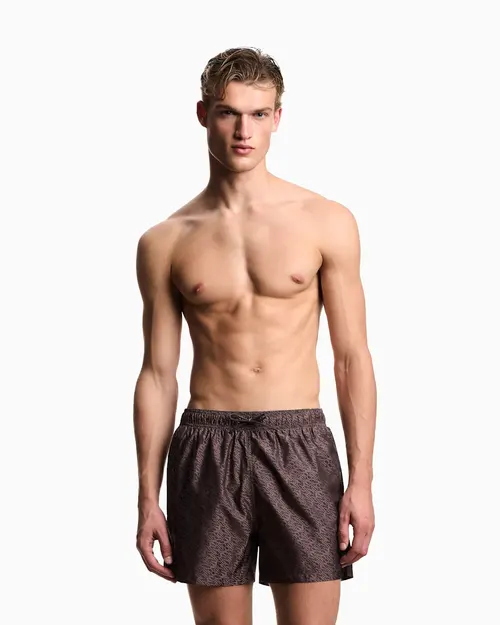 Пляжные шорты мужские Emporio Armani EM000583-mauve - Фото 3