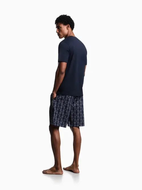 Піжама чоловіча літня Emporio Armani EM000641-bl-nu - Фото 2