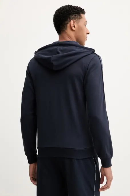 Emporio Armani Basic Terry Men Cotton Hoodie - Photo 2