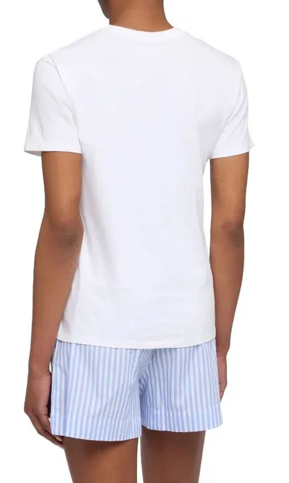 MC2 Saint Barth White Women T Shirt Cotton - Photo 2