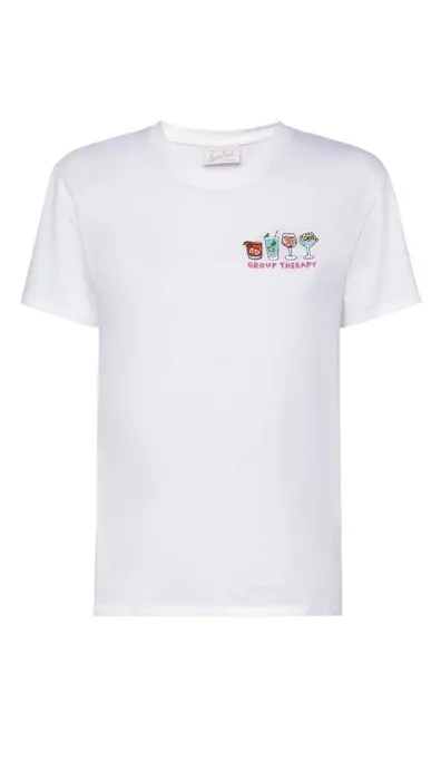 MC2 Saint Barth White Women T Shirt Cotton - Photo 1