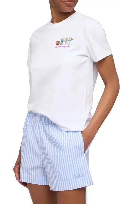 MC2 Saint Barth White Women T Shirt Cotton - Photo 3