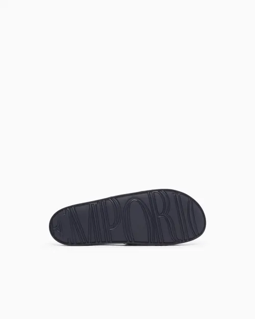 Шлепанцы мужские Emporio Armani EX000069-bl-wh - Фото 5