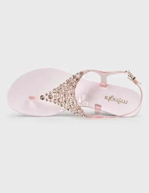 Menghi Women's Crocs Sandals - Rose - Photo 4