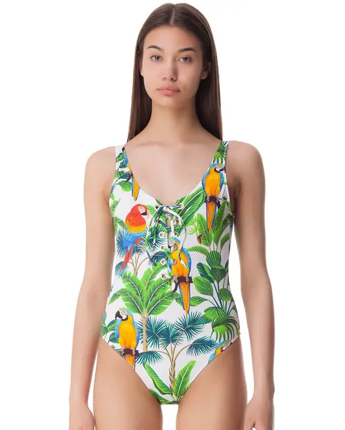 MC2 Saint Barth One Piece Swimsuit - Print - Photo 1