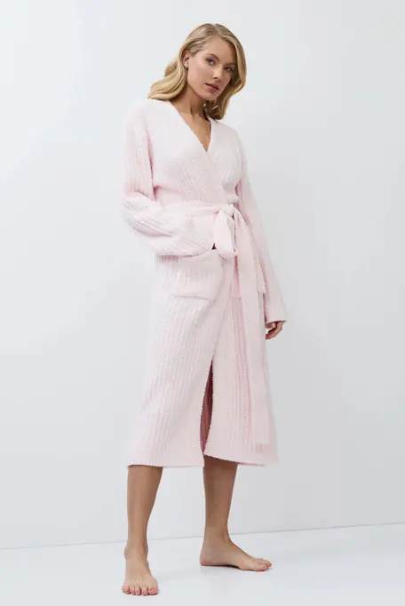 Aruelle Jessica Bathrobe Women Long Pink