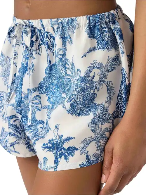 MC2 Saint Barth Kammy Silk Shorts for Women - Photo 4