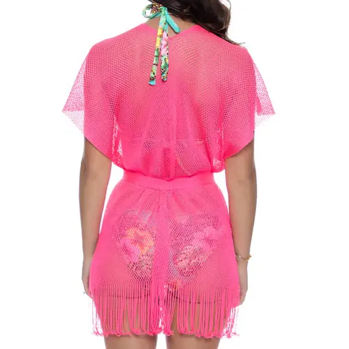 Пляжная туника Luli Fama L830L99-pink