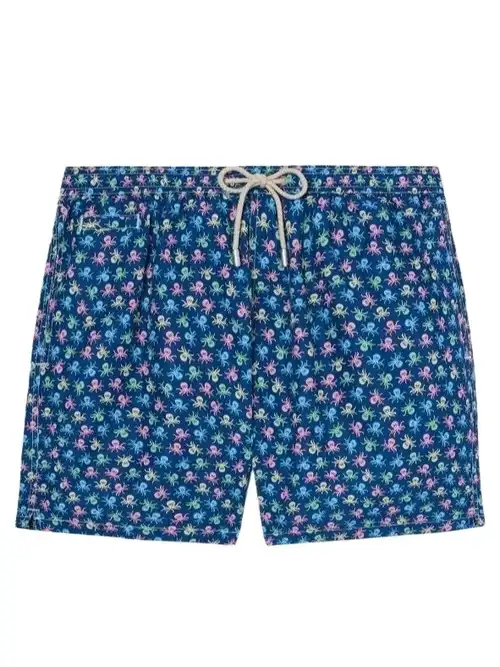 MC2 Saint Barth Lighting Micro Swim Shorts for Men - Navy - Photo 1