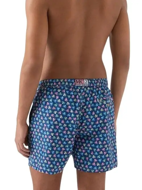MC2 Saint Barth Lighting Micro Swim Shorts for Men - Navy - Photo 4