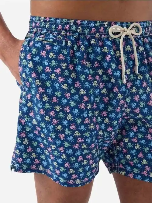 MC2 Saint Barth Lighting Micro Swim Shorts for Men - Navy - Photo 5