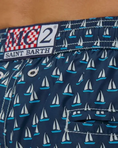 Пляжні шорти чоловічі MC2 Saint Barth LIG0003-sail61 - Фото 5