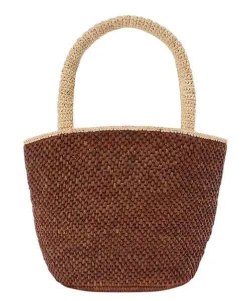 MC2 Saint Barth Marcy Raffia Bag - Brown - Photo 2