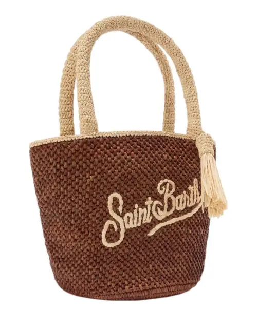 MC2 Saint Barth Marcy Raffia Bag - Brown - Photo 3