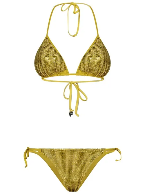 Fisico Triangle Top Bikini - Yellow
