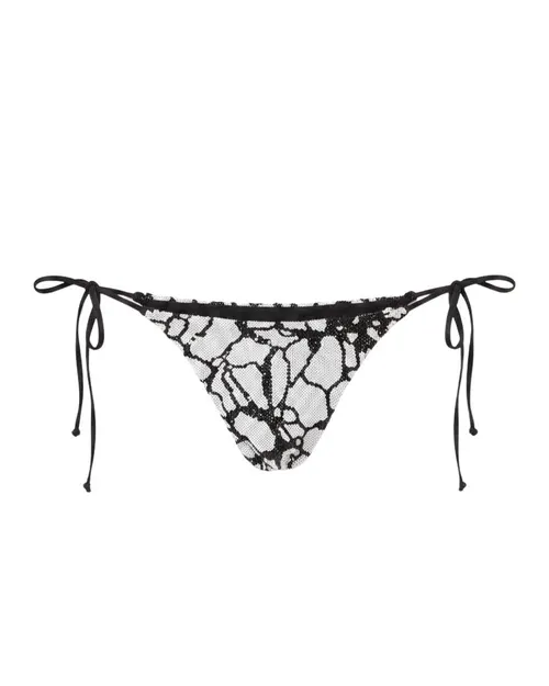 Fisico Sequin Tie Side Bikini Bottom - Photo 1