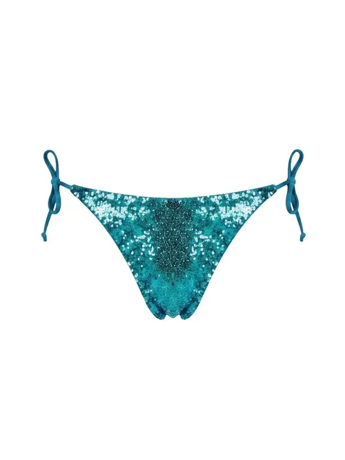 Fisico Laguna Sequin Tie Side Bikini Bottom - Photo 1