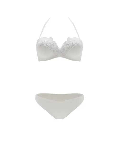 Twin Set Women Bikini Bottom - White - Photo 1