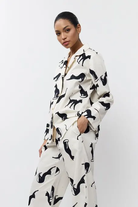 Aruelle Nyra 100 Cotton Pajama Set for Women