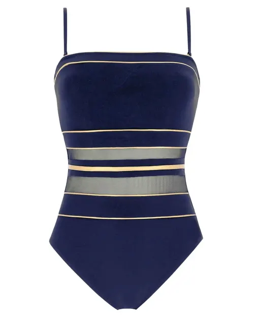 Купальник бандо Gottex OO070Rnavy-gold - Фото 1