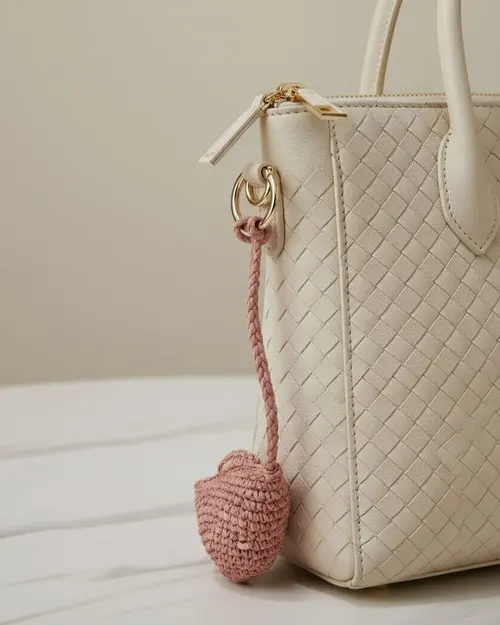 MC2 Saint Barth Keychain Raffia Bag - Photo 3