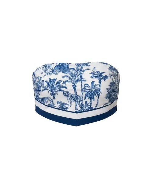 MC2 Saint Barth Rio Oceania Bandeau Bikini Top - Photo 1