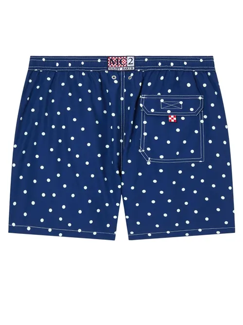 MC2 Saint Barth Syros Swim Shorts for Men with Polka Dot - Photo 2