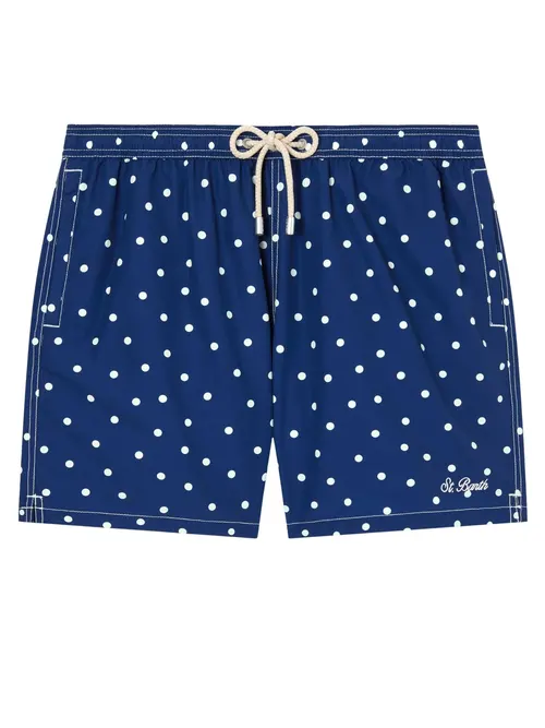 MC2 Saint Barth Syros Swim Shorts for Men with Polka Dot - Photo 1